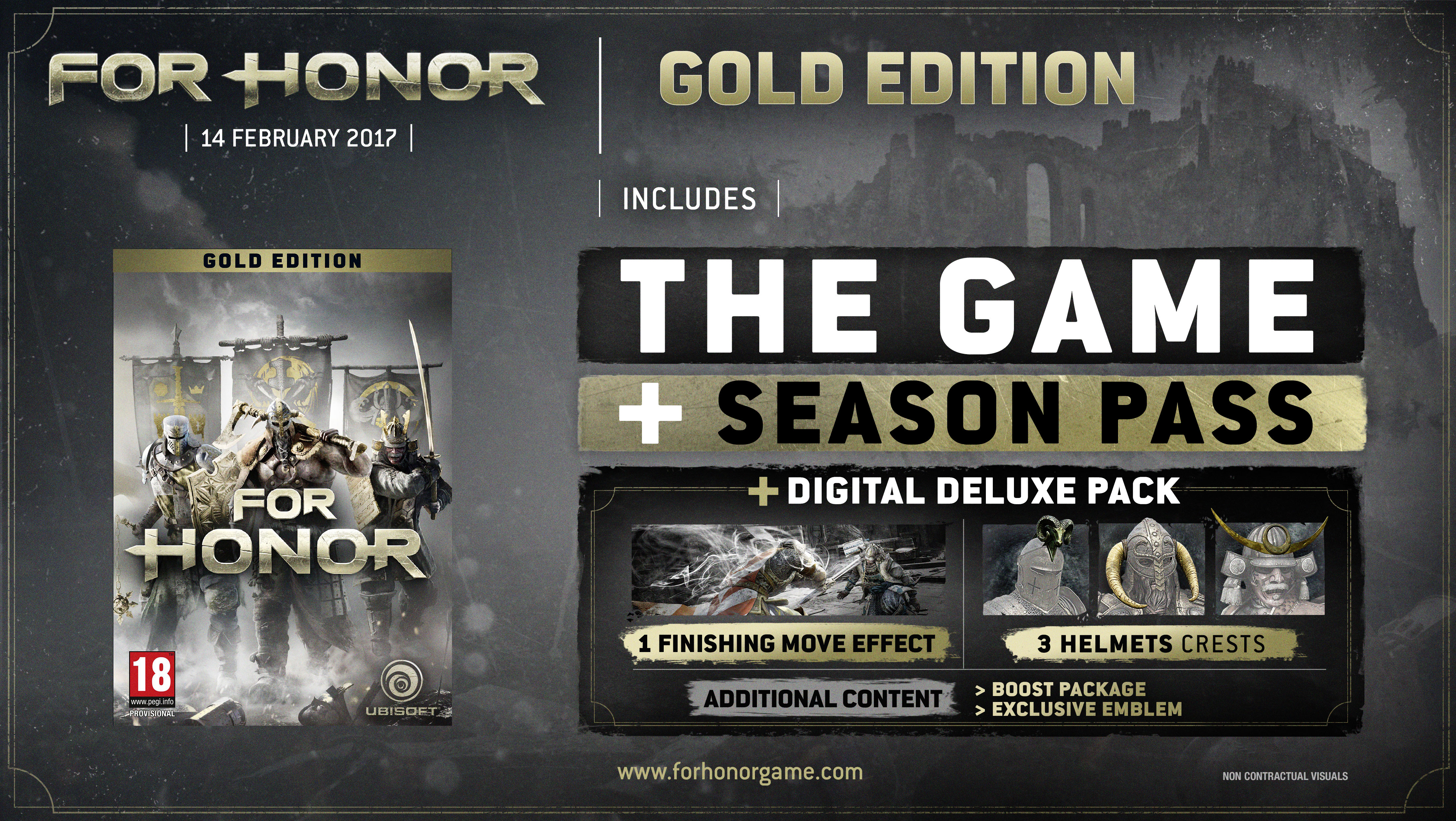 For Honor Gold Edition Pc Uplay Game Key Gamersgate